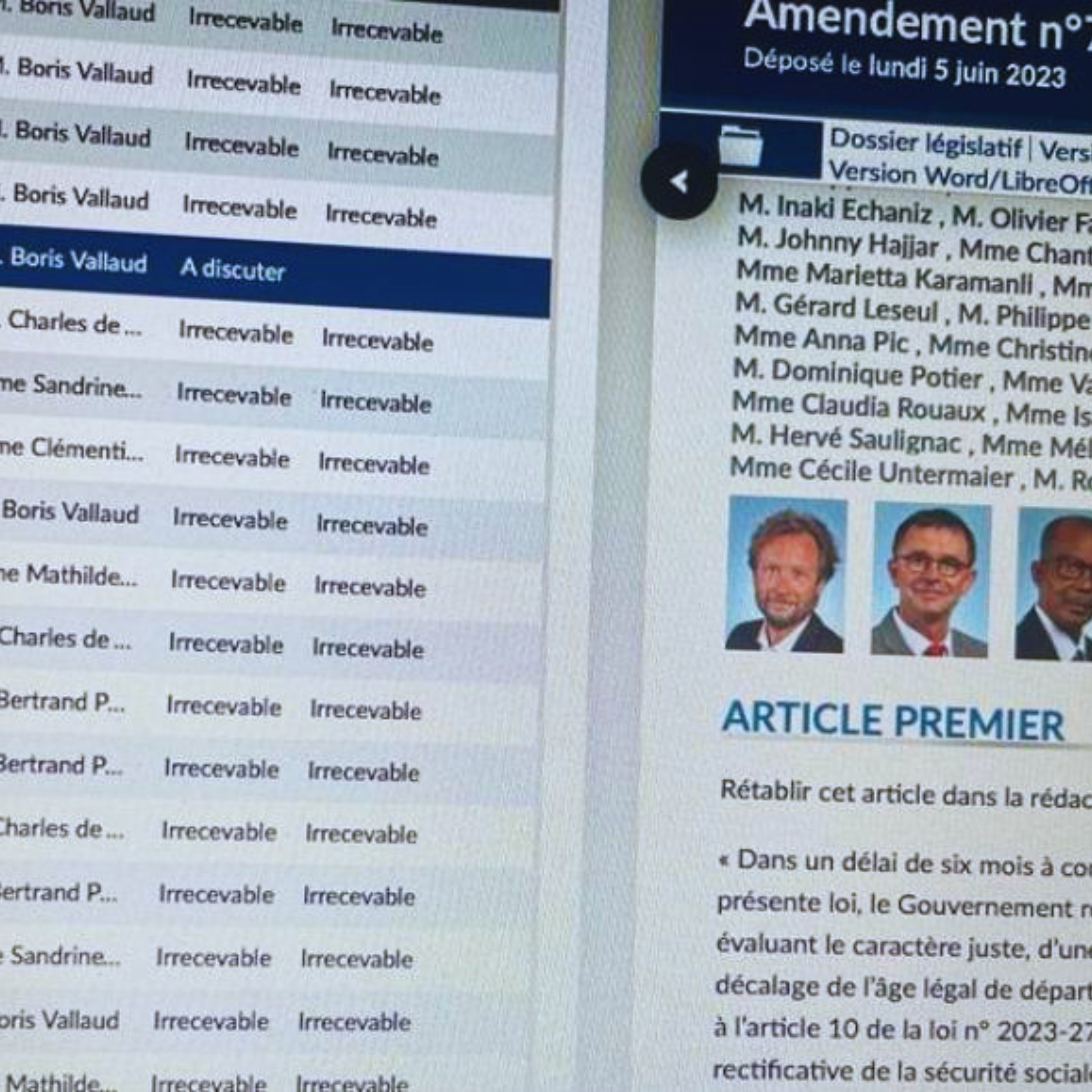 Décisions politiques transports